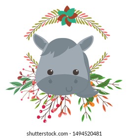 Isolated donkey cartoon vector design