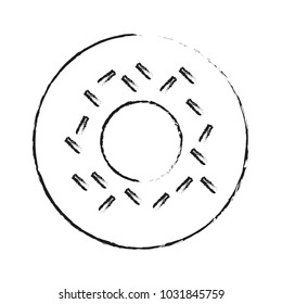 Isolated donut design