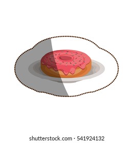 Isolated donut design