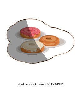 Isolated donut design