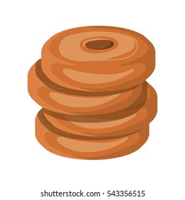 Isolated donut design