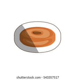 Isolated donut design