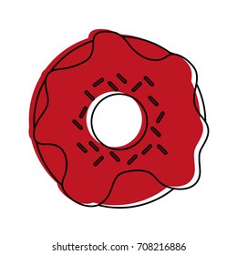 Isolated donut design