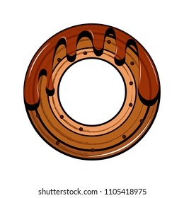 Isolated donut icon