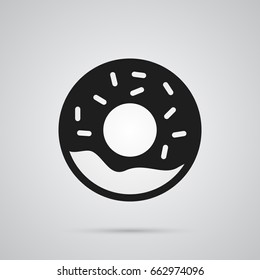 Isolated Donuts Icon Symbol On Clean Background. Vector Doughnut Element In Trendy Style.