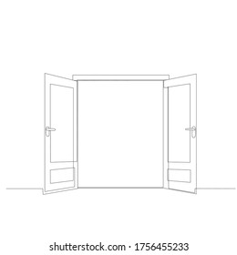 Open Door Drawing Images Stock Photos Vectors Shutterstock