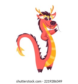 Isolated dragon baby vector illustration