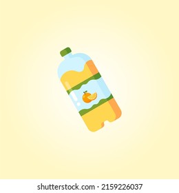 Isolated drink fruit orange simple vector logo design