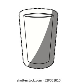 Isolated drink glass design