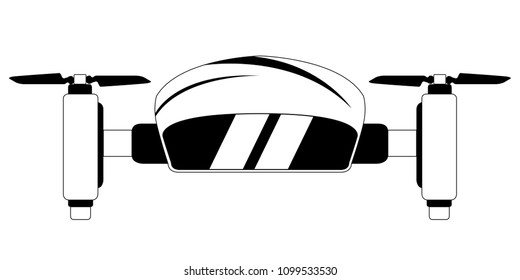 Isolated drone toy