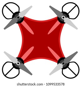 Isolated drone toy