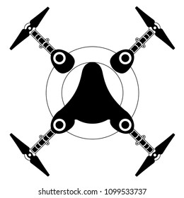 Isolated drone toy