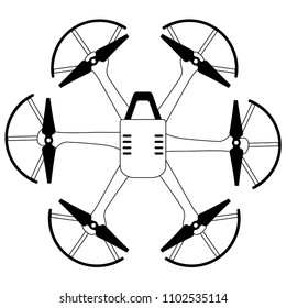Isolated drone toy