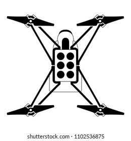 Isolated drone toy