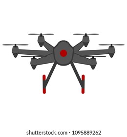 Isolated drone toy icon