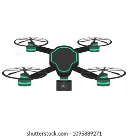 Isolated drone toy icon