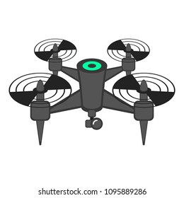 Isolated drone toy icon