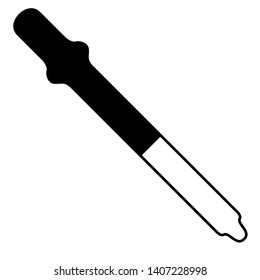 Isolated dropper icon on a white background - Vector