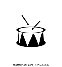 Isolated Drum Icon Symbol On Clean Background. Vector Barrel Element In Trendy Style.