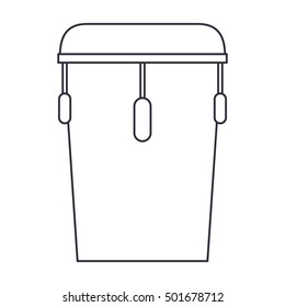 Isolated drum instrument design