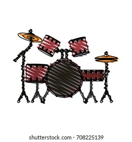 Isolated drums design