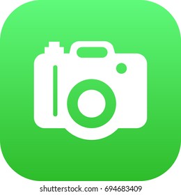 Isolated Dslr Camera Icon Symbol On Clean Background. Vector Photo Element In Trendy Style.