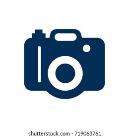 Isolated Dslr Camera Icon Symbol On Clean Background. Vector Photo Element In Trendy Style.