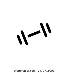 Isolated dumbbell icon, Gym equipment	