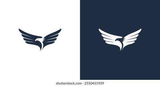 isolated eagle logo.Symbol Vector Design Template.