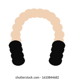 Isolated earmuffs icon. Winter clothes - Vector illustration design