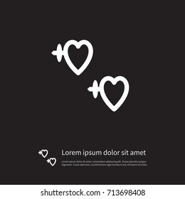 Isolated Earring Icon. Gem Vector Element Can Be Used For Shackle, Earring, Eardrop Design Concept.