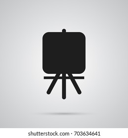 Isolated Easel Icon Symbol On Clean Background. Vector Stand  Element In Trendy Style.