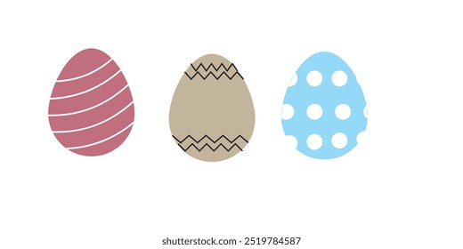 Isolated easter egg icon Outline design eps 10