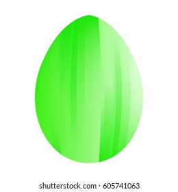 Isolated easter egg on a white background, Vector illustration