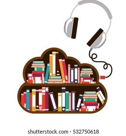 Isolated ebook and headphone design