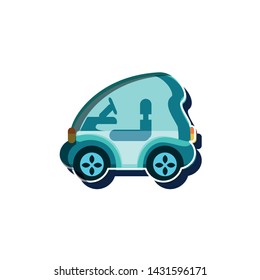 Isolated eco car design vector ilustration