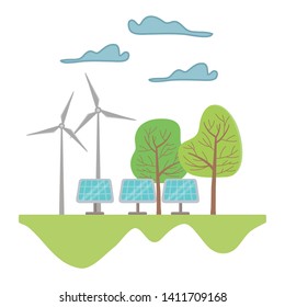Isolated eco solar panel design