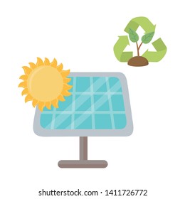 Isolated eco solar panel design