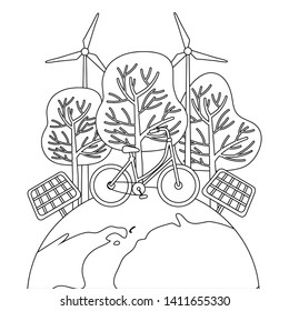 Isolated eco wind mill and solar panel design