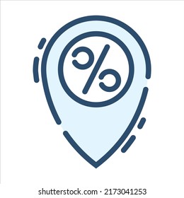 Tema de Ecommerce aislado Iconos azules EPS 10 Gráfica vectorial libre