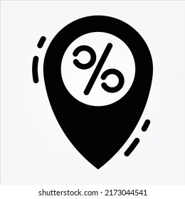 Isolated Ecommerce Theme Glyph Icons EPS 10 Free Vector Graphic