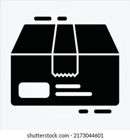 Isolated Ecommerce Theme Glyph Icons EPS 10 Free Vector Graphic
