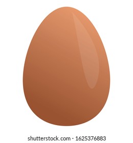 Isolated egg image. Bakery ingredient - Vector illustration