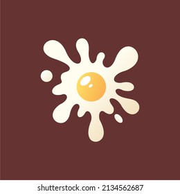 Isolated egg simple vector logo design