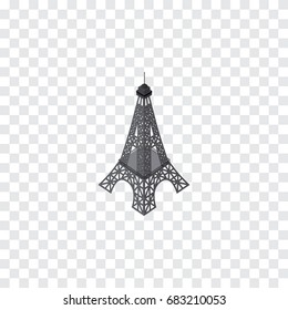 Isolated Eiffel Tower Isometric. Paris Vector Element Can Be Used For Eiffel, Tower, Paris Design Concept.