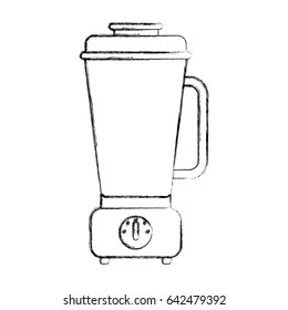 isolated electric blender kitchen