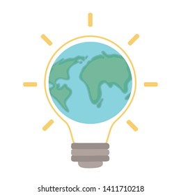 Isolated electric light bulb design