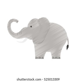 isolated elephant cartoon icon vector illustration graphic design