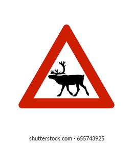 Isolated elk sign