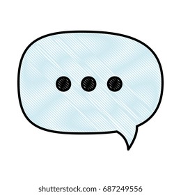 isolated ellipsis speech bubble